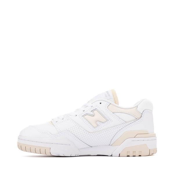 Womens New Balance 550 Athletic Shoe - White / Beige Product Image