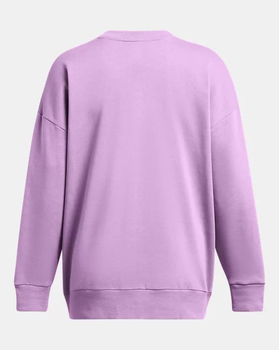 Women's UA Rival Fleece Oversized Crew Product Image