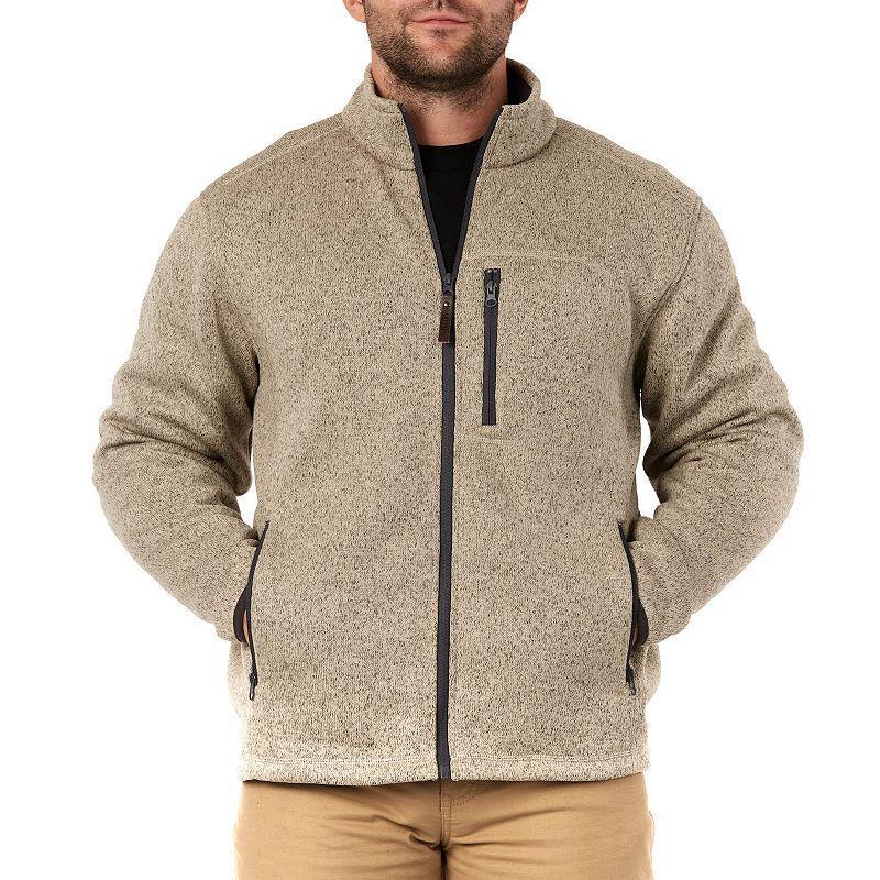 Mens Smith's Sherpa Lined Fleece Full Zip Jacket Product Image