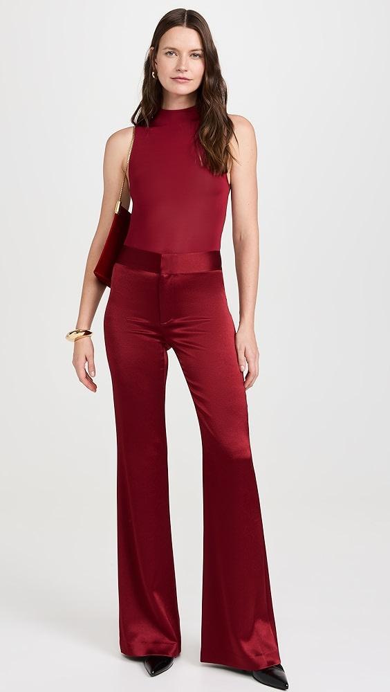 alice + olivia Andrew Bootcut Slim Pants | Shopbop Product Image