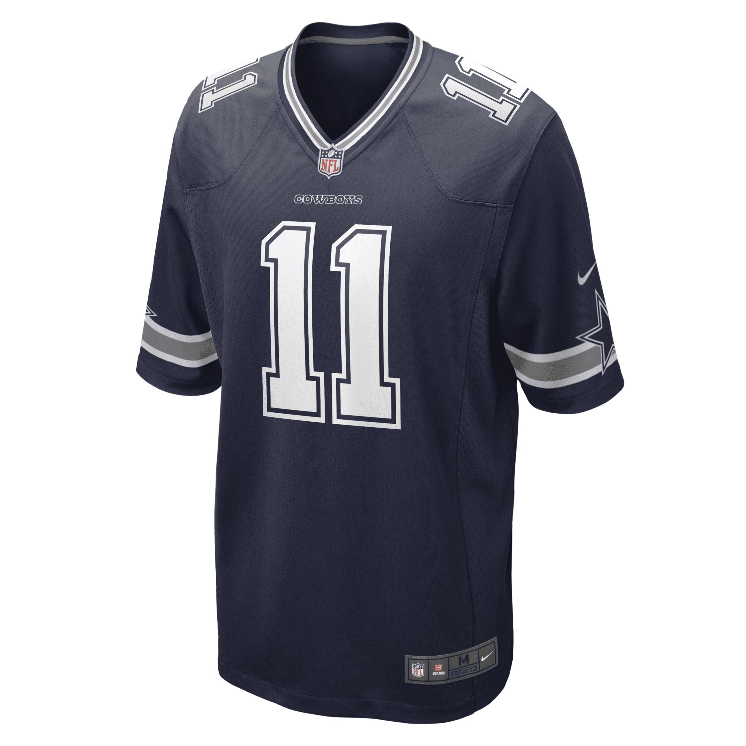 Mens Nike Micah Parsons Navy Dallas Cowboys 2021 NFL Draft First Round Pick Game Jersey Blue Product Image