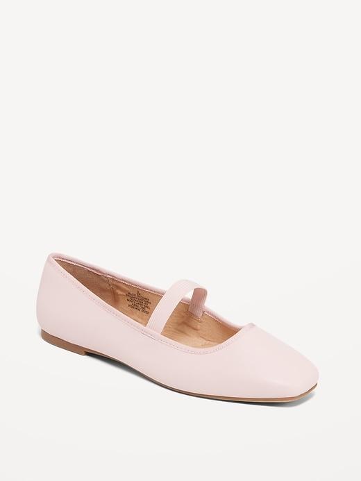 Satin Mary Jane Ballet Flat Product Image