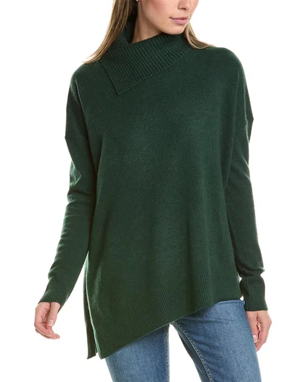 Whitby Cashmere & Wool-blend Sweater In Green Product Image