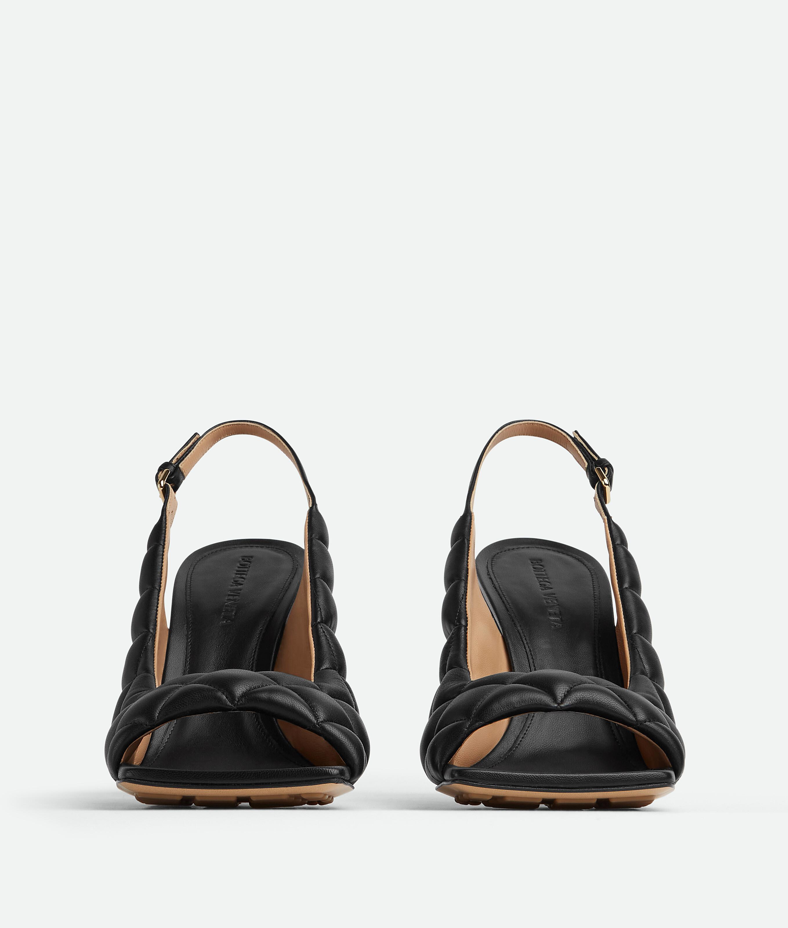 Women's Padded Slingback Sandal in Black Product Image