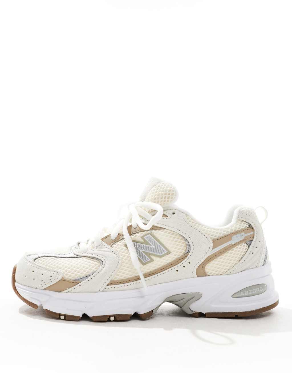 New Balance 530 sneakers with gum sole in beige Product Image