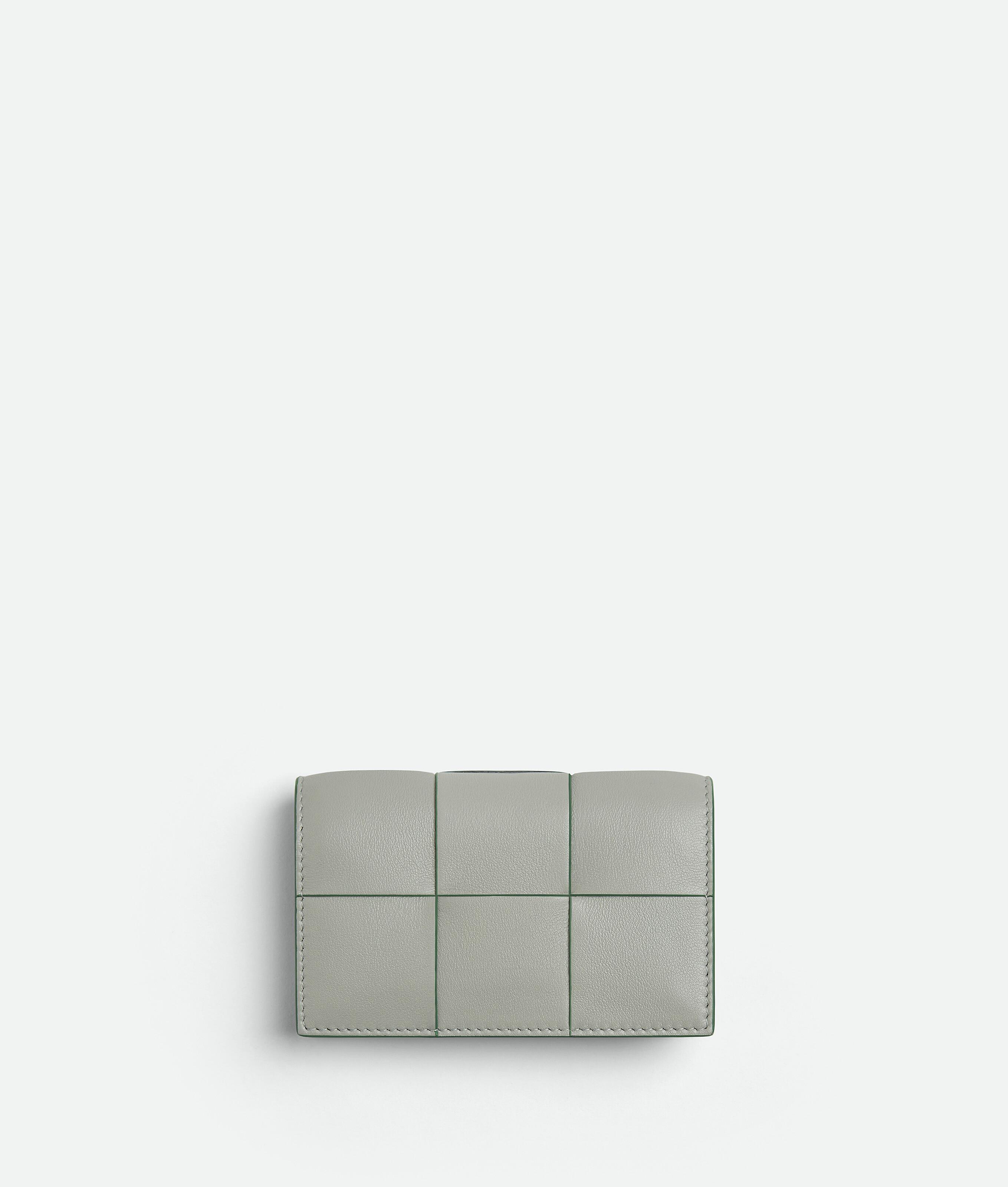 Women's Cassette Business Card Case in Agate grey / Aloe Product Image