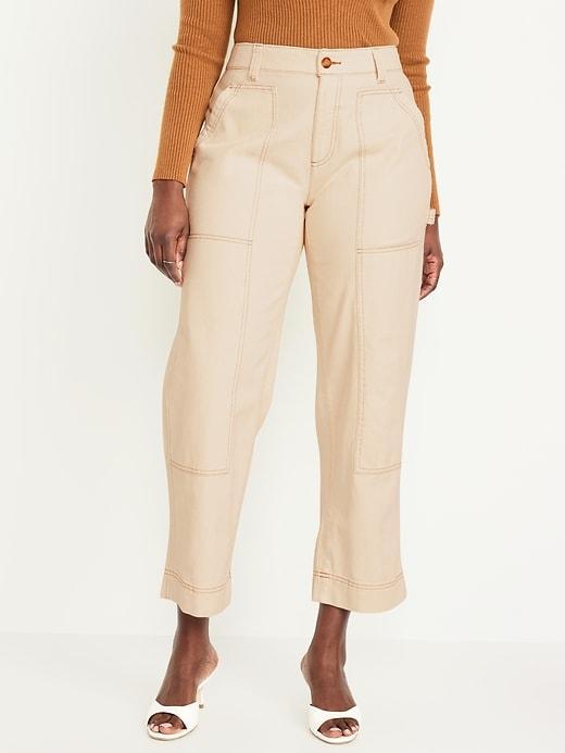 High-Waisted Utility Pants Product Image