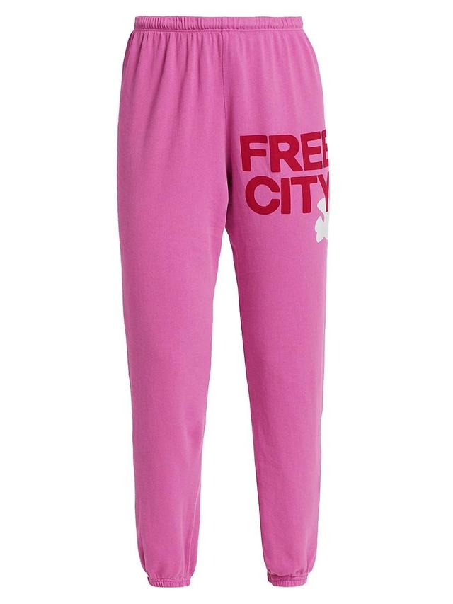 Womens Logo Cotton Sweatpants Product Image