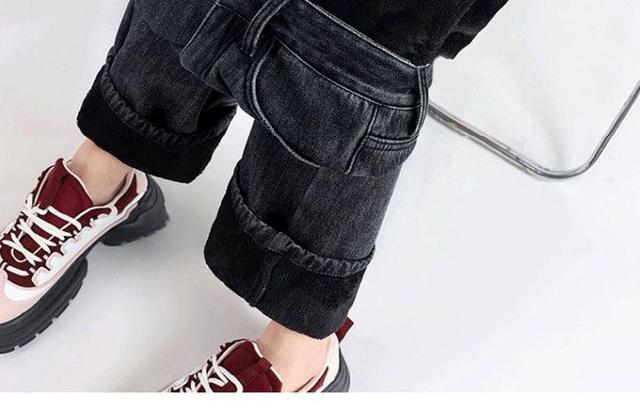 High Rise Washed Wide Leg Jeans Product Image