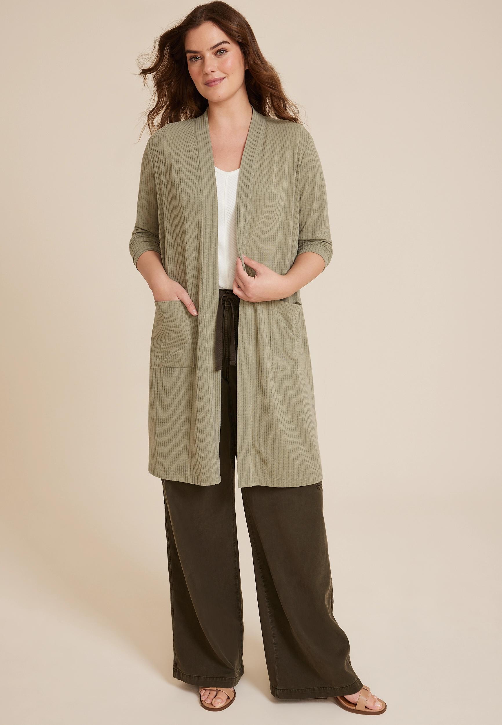 Pointelle Duster Cardigan Product Image