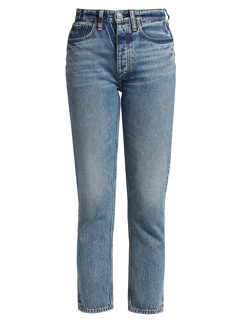 Womens ICONS Nina High-Rise Cigarette Ankle Jeans product image