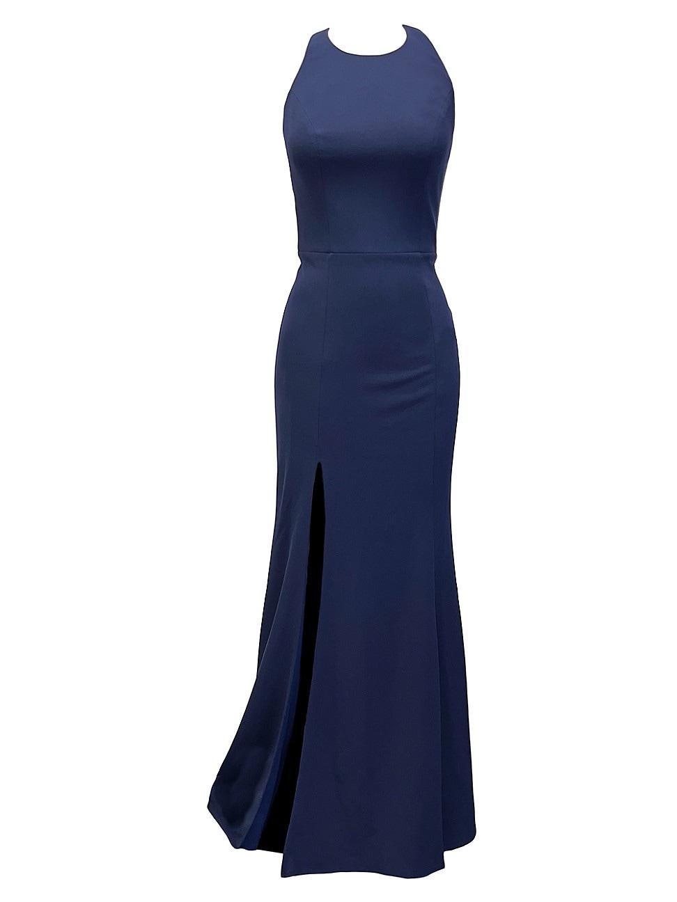 Dress the Population Paige Halter Neck Mermaid Gown Product Image