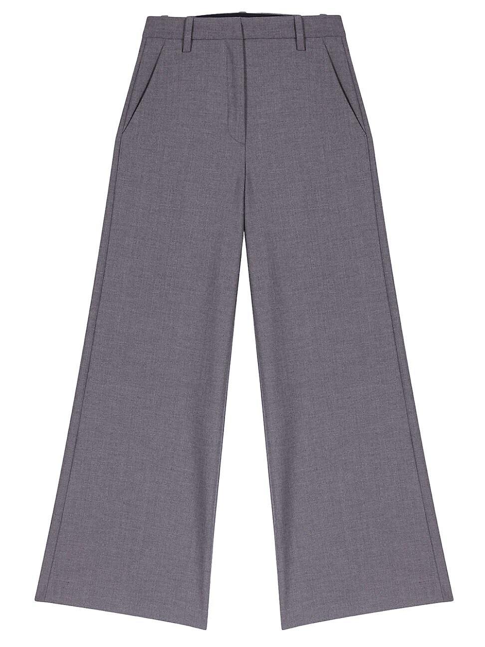 maje Pillanette Wide Leg Trousers Product Image