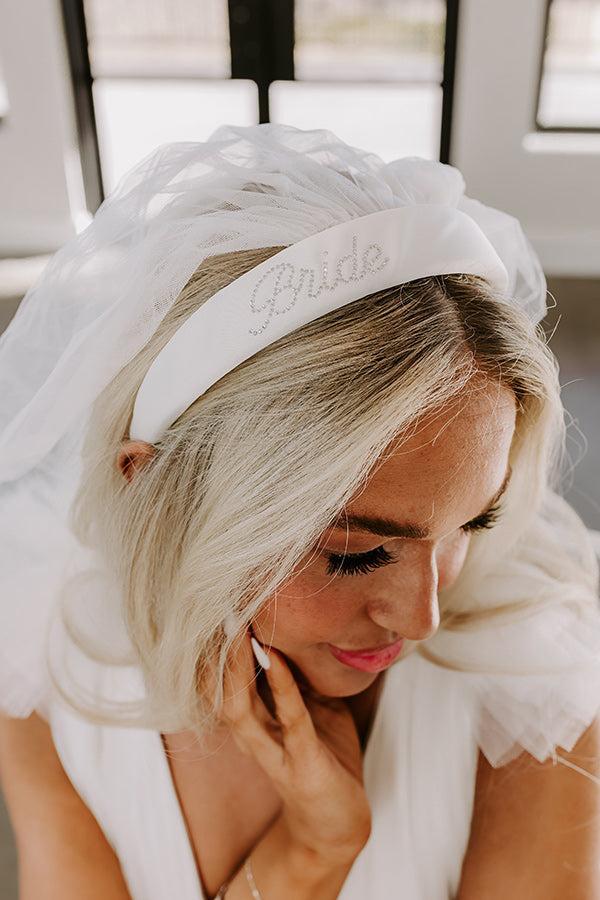 Bride Embellished Veil Headband Product Image