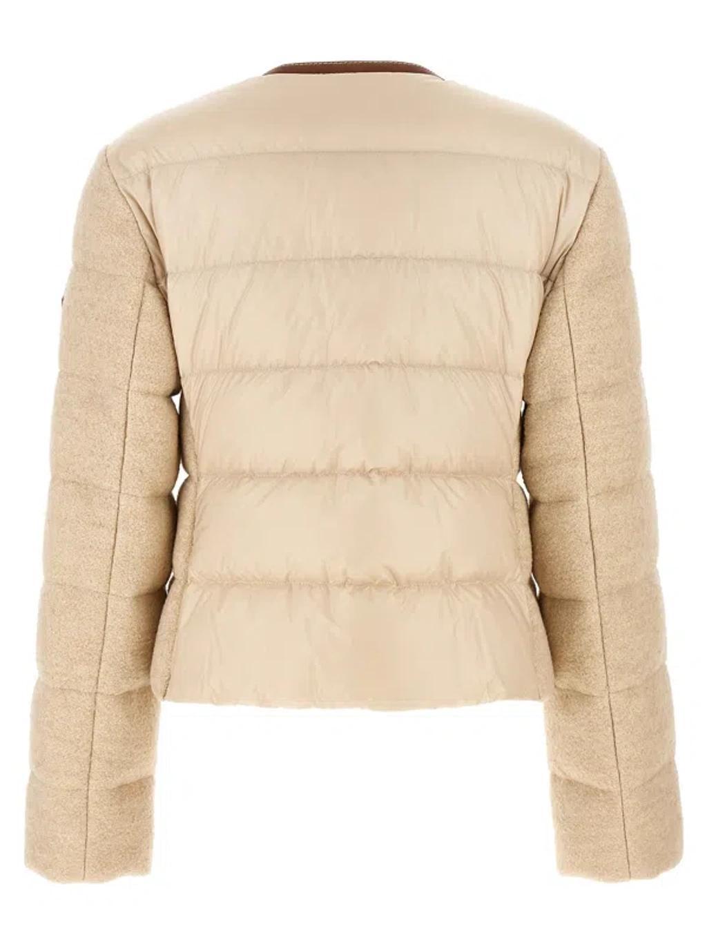 MONCLER 'serinde' Down Jacket In Neutral Product Image