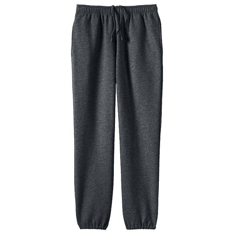 Big & Tall Lands End Serious Sweats Sweatpants, Mens Gray Grey Product Image