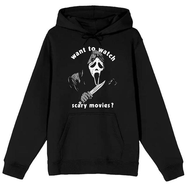 Mens Ghostface Want To Watch Hoodie Product Image