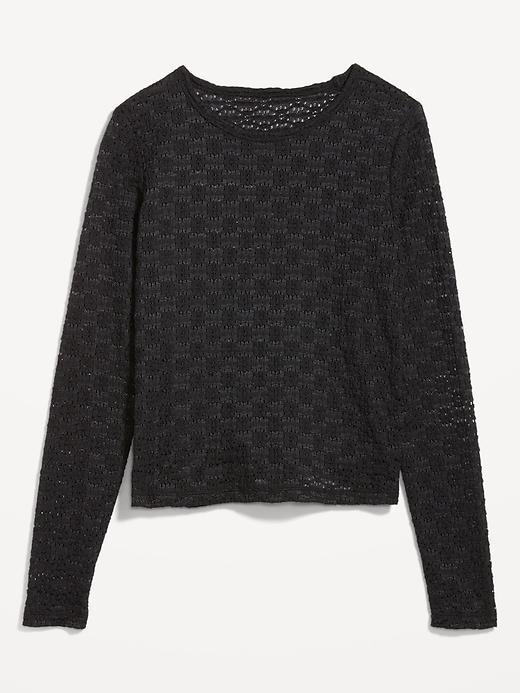 Long Sleeve Lace Top Product Image