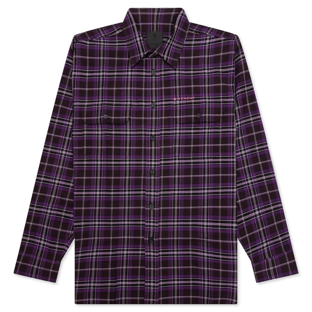 Lumberjack Shirt - Dark Purple Male Product Image