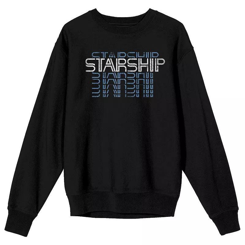 Mens David Bowie Moonage Daydream Long Sleeve Graphic Pullover Product Image