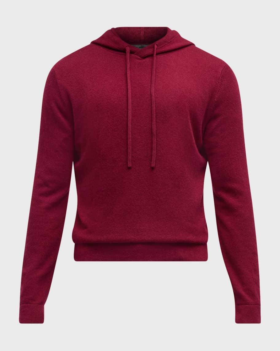 Men's Recycled Cashmere Pullover Hoodie Product Image