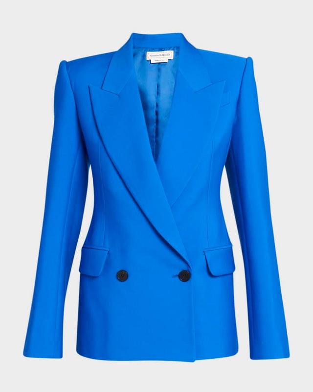 Double-Breasted Wool Blazer Product Image