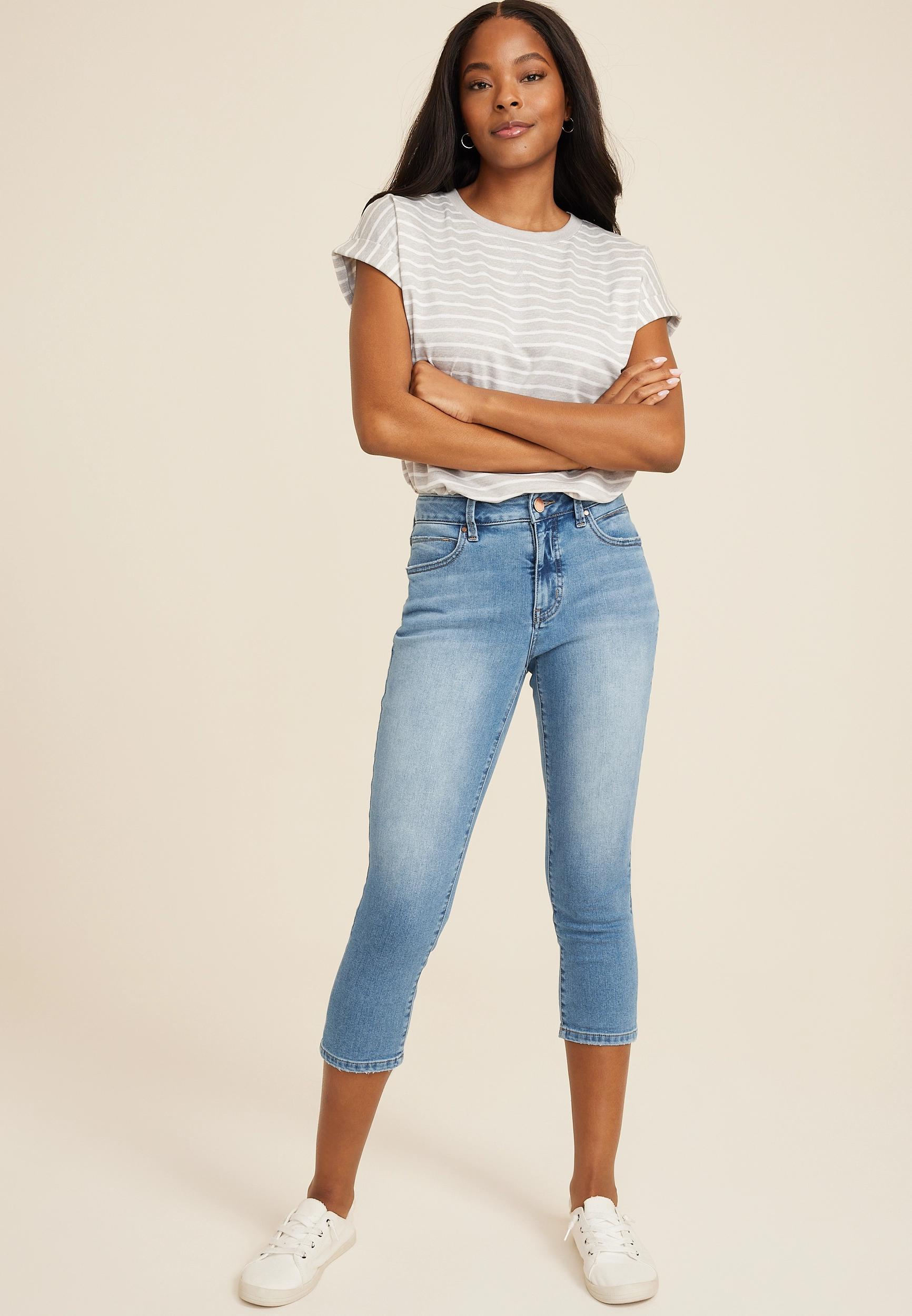 m jeans by maurices™ Everflex™ High Rise Super Skinny Cropped Jean Product Image