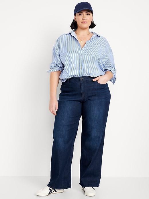 High-Waisted Wow Wide-Leg Jeans Product Image