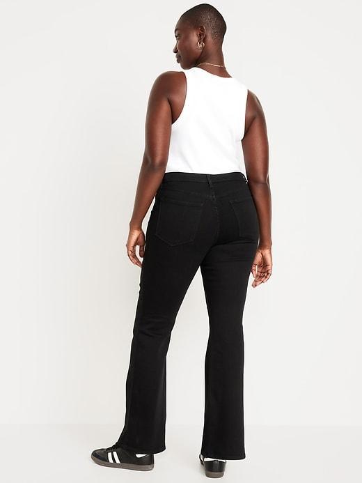 High-Waisted Wow Flare Jeans Product Image