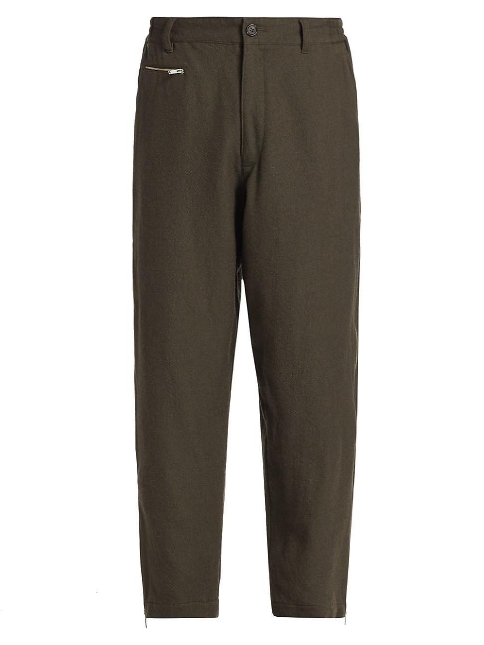 Mens Wool Zip Pants Product Image