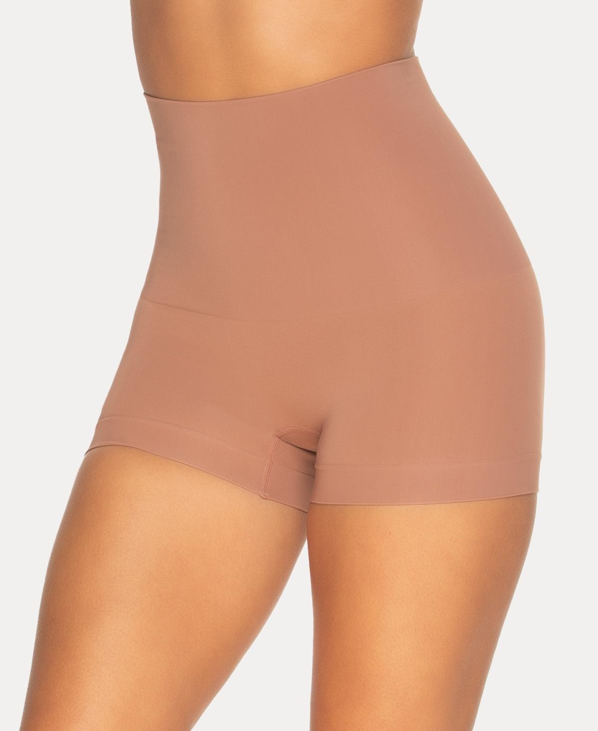 Womens Jezebel Fusion Waist Firm Control Shaping Boyshort 710161 Pink Rtn Product Image