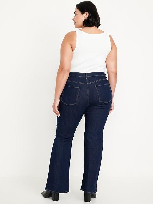 High-Waisted Wow Flare Jeans Product Image