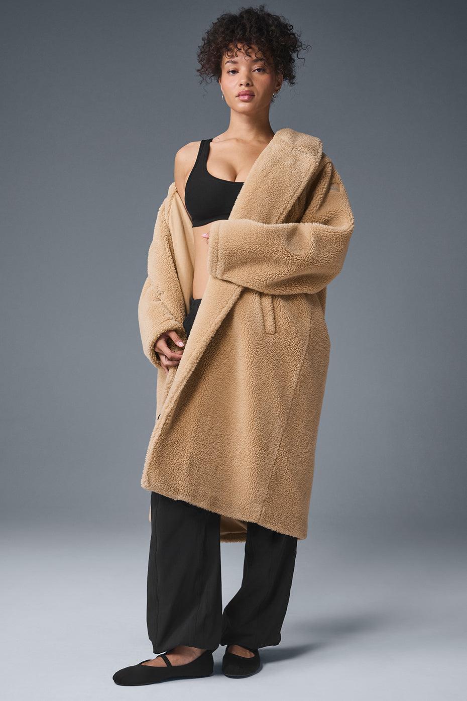 Oversized Sherpa Trench - Camel Female product image