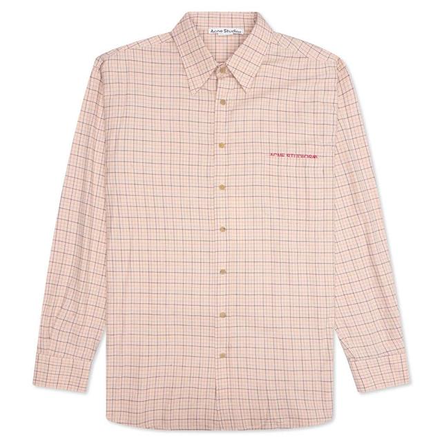 Cotton Shirt - Pink Male Product Image