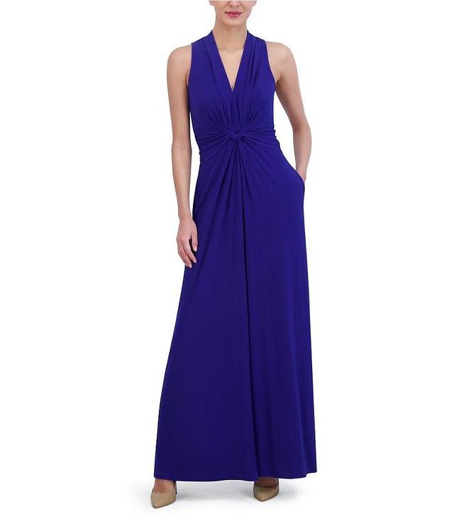 Vince Camuto Sleeveless Tie Front V-Neck Jumpsuit Product Image