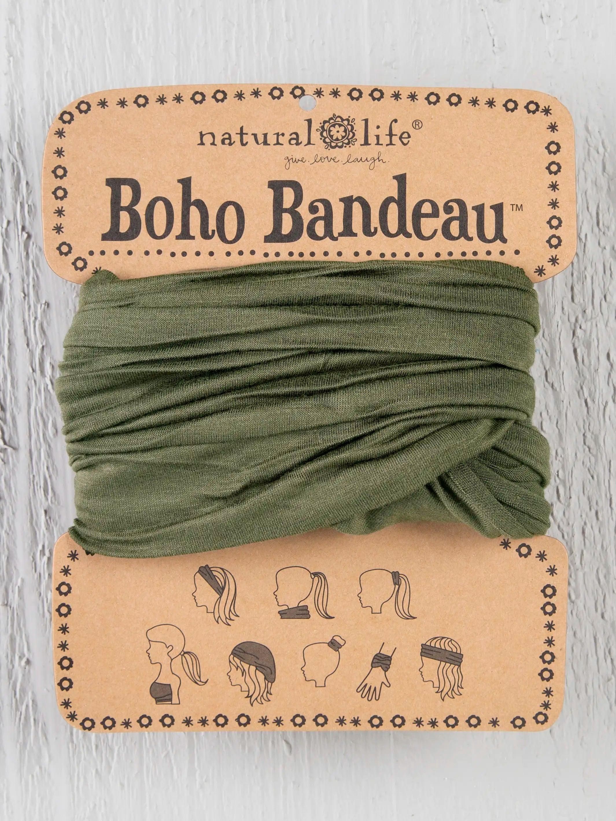 Full Boho Bandeau® Headband - Olive Product Image