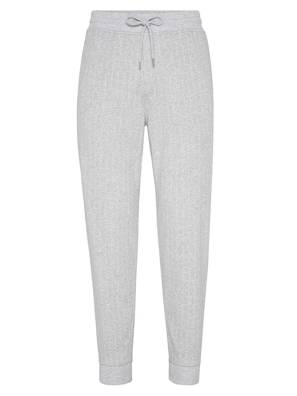 Mens Chalk Stripe French Terry Double Cloth Jogger Product Image