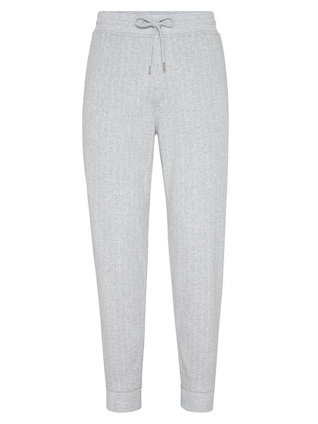 Mens Chalk Stripe French Terry Double Cloth Jogger Product Image