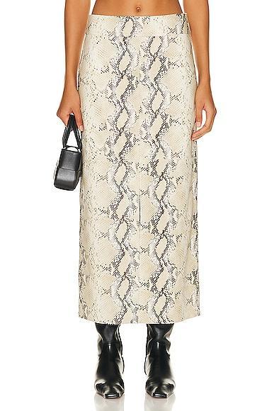 Helmut Lang Python Skirt Product Image