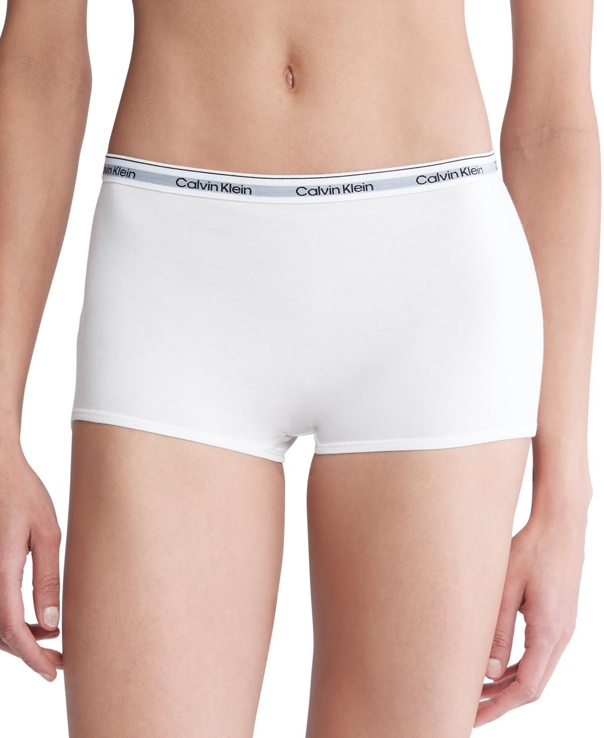 Women's Modern Logo Mid-Rise Boyshort Underwear QD5195 Product Image