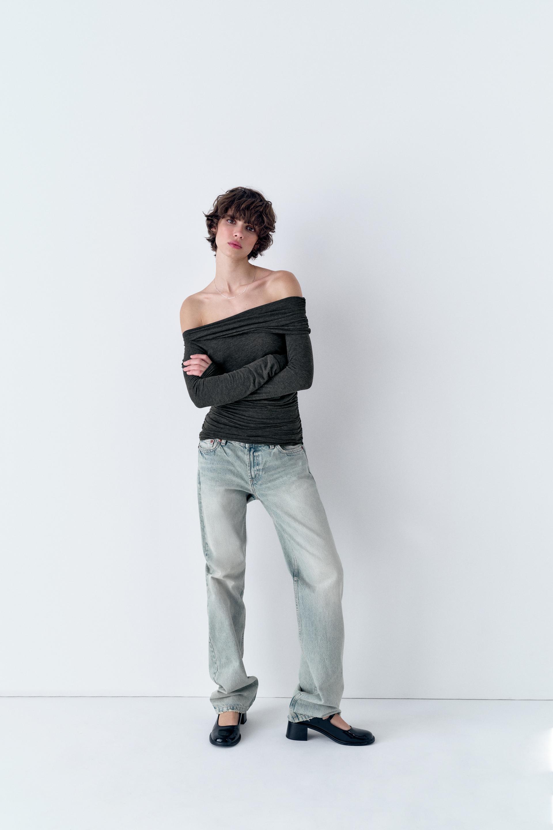 ASYMMETRIC DRAPED TOP Product Image