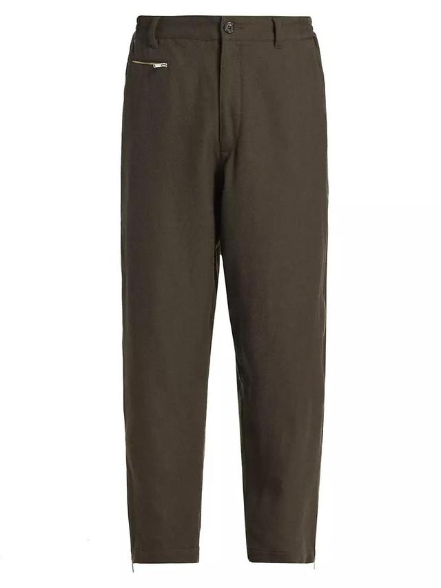 Wool Zip Pants Product Image