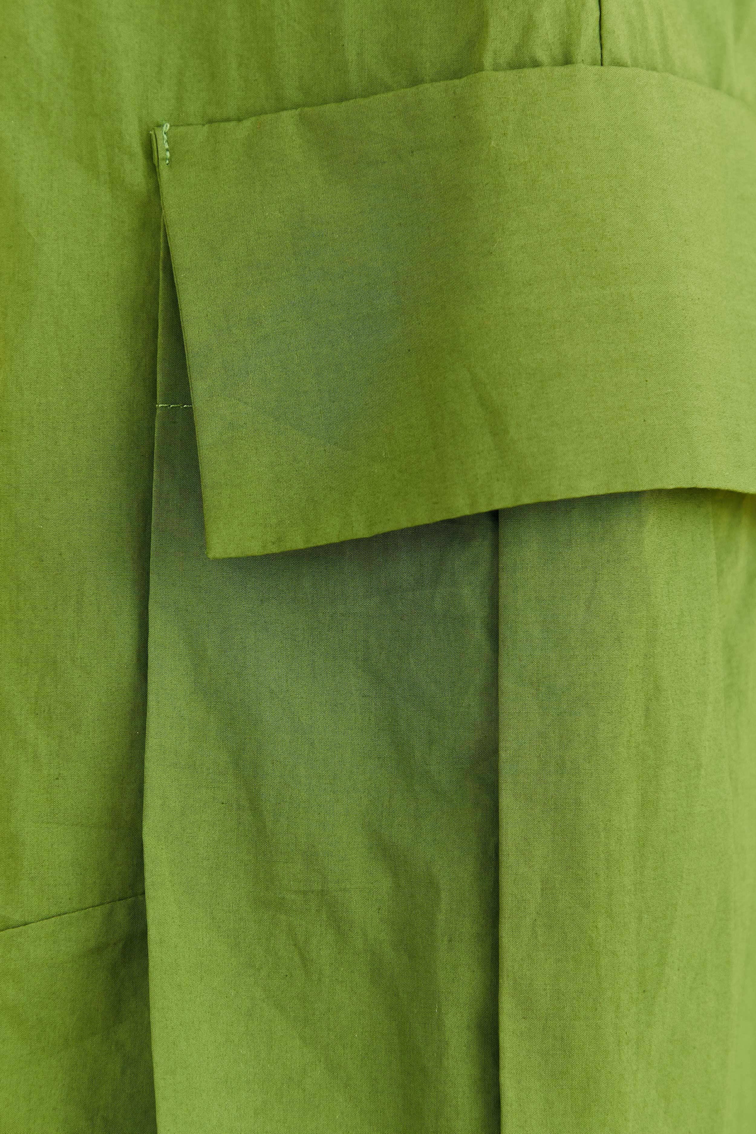 Green Organic Cotton Cargo Pants Product Image