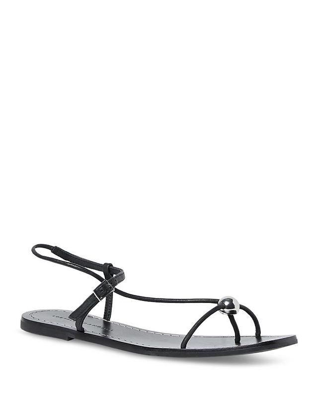 Loeffler Randall Womens Strappy Embellished Thong Sandals Product Image