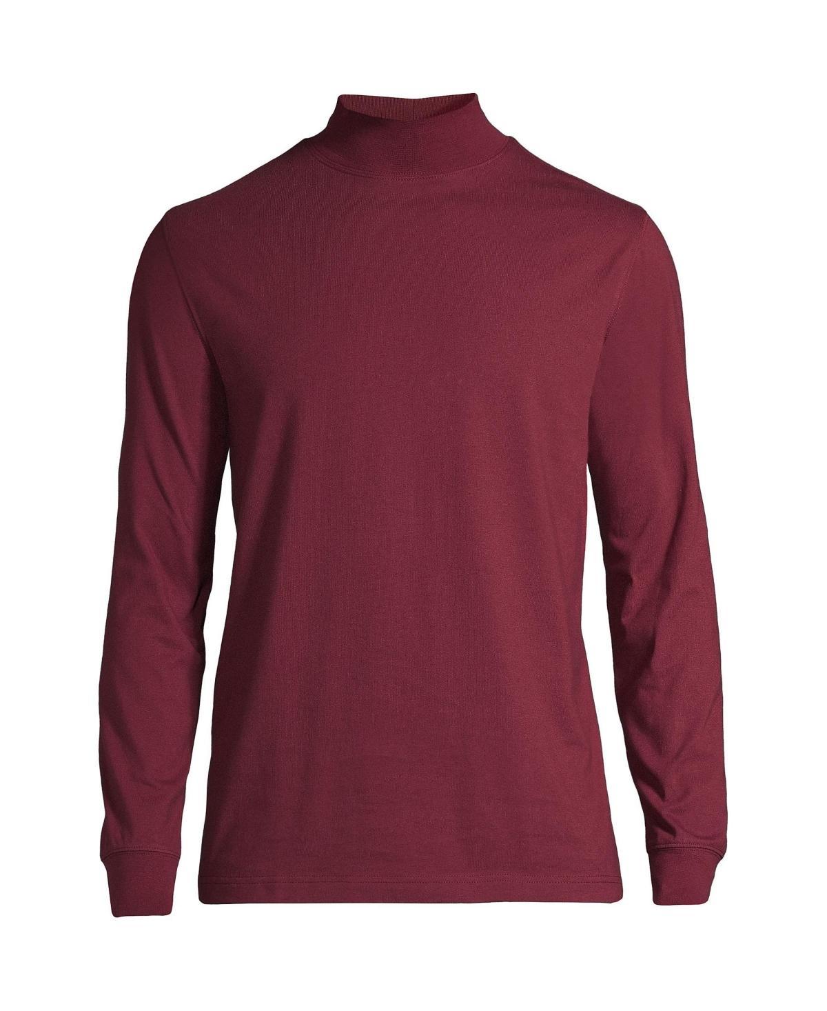 Lands End Mens Super-t Mock Turtleneck Tee Product Image