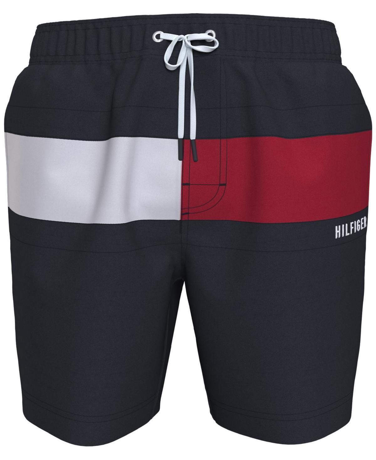 Mens Tommy Hilfiger Flag Swim Trunks Product Image