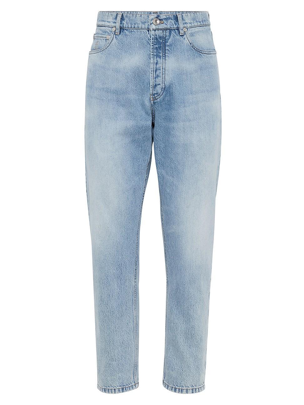 Mens Denim Iconic Fit Five Pocket Jeans product image