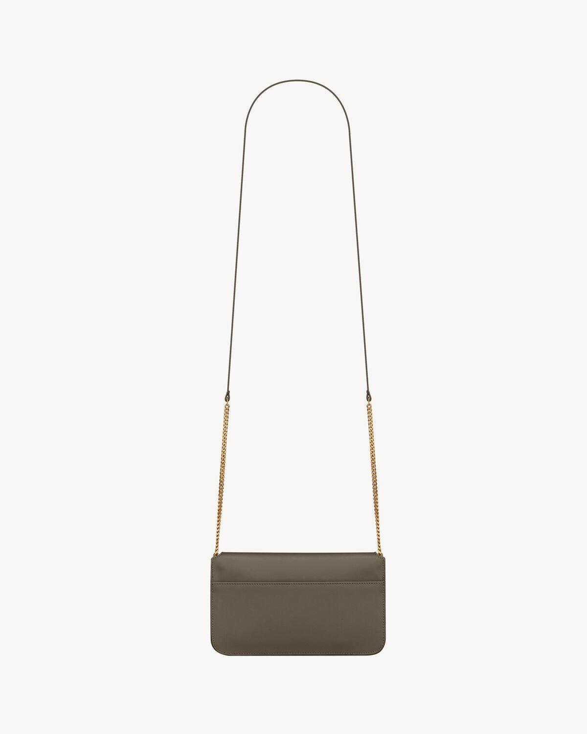 CASSANDRE phone holder in smooth leather | Saint Laurent | YSL.com Product Image