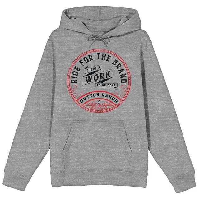 Mens Yellowstone Dutton Ranch Graphic Hoodie Product Image