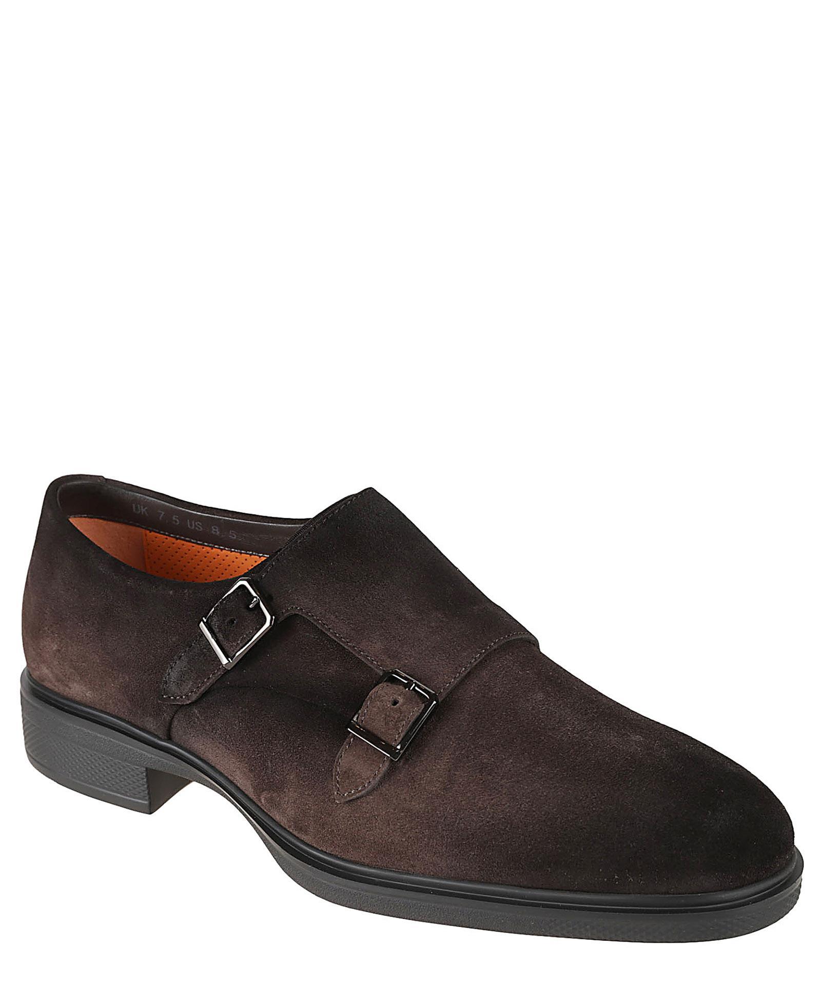 SANTONI Loafers In Brown Product Image